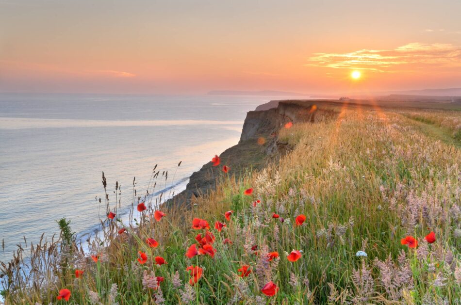 Isle of Wight, Sonnenuntergang