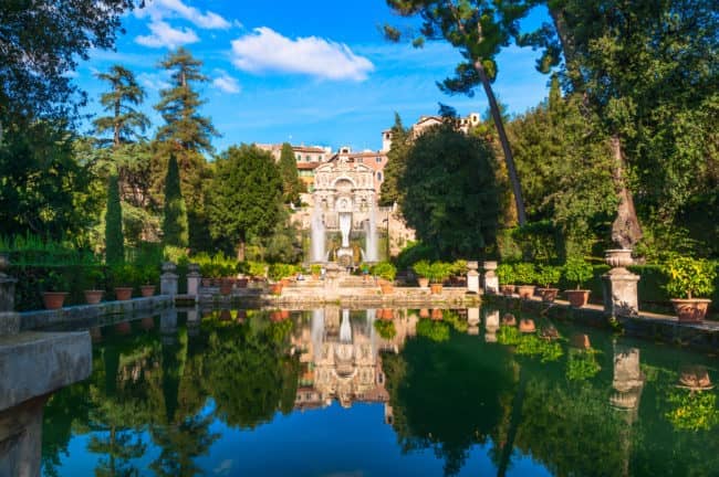 Villa d Este in Tivoli