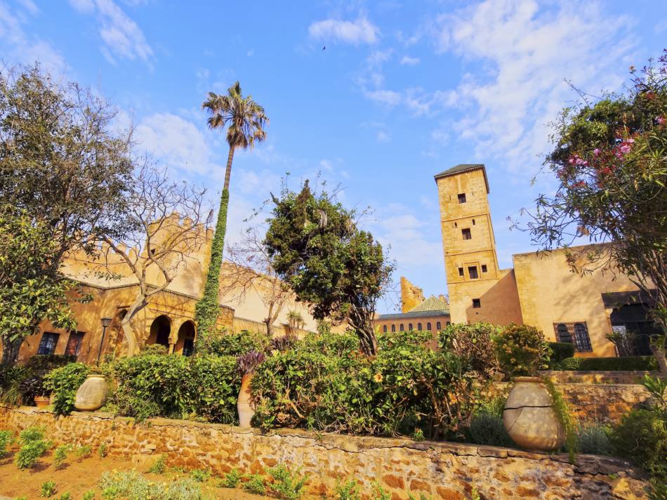 Andalusian Gardens in Kasbah of the Udayas inside the old medina of Rabat, Morocco, Africa